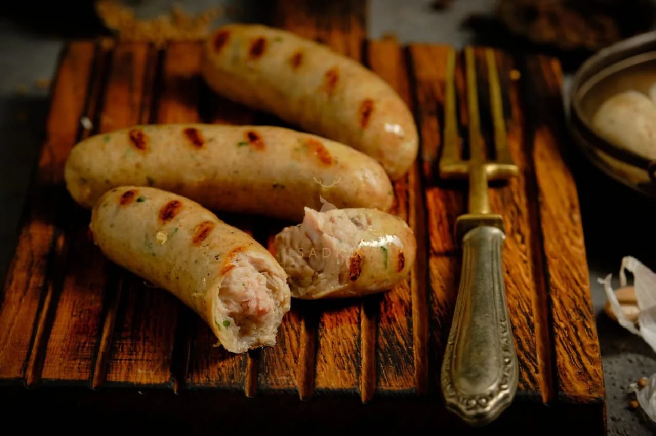 Колбаски «Братвурст» с кроликом и шампиньонами — фото 2